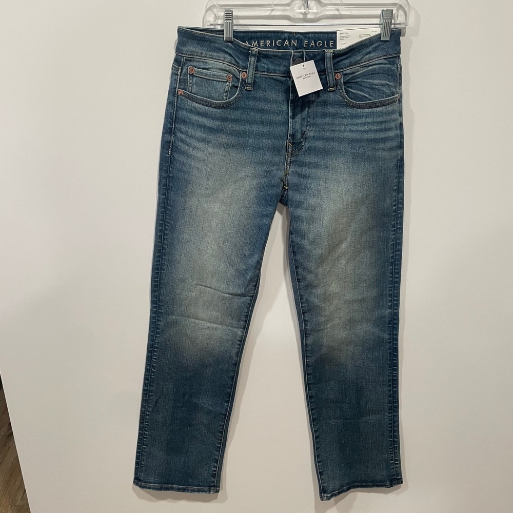 American Eagle Mens Original Bootcut Airflex+‎ Jeans Medium Tinted 29x32 6847